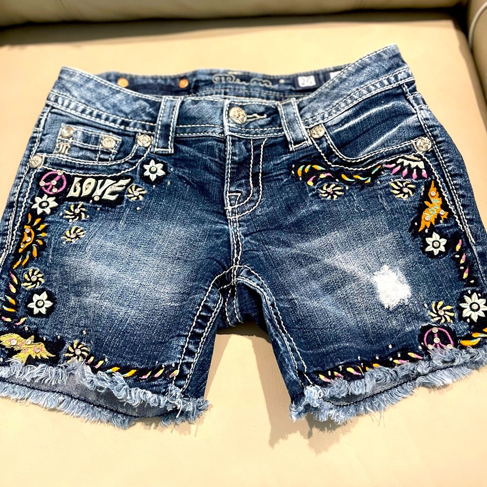 Miss Me Decorative Shorts